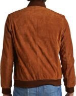 Blain Suede Brown Bomber Jacket Zing Apparel