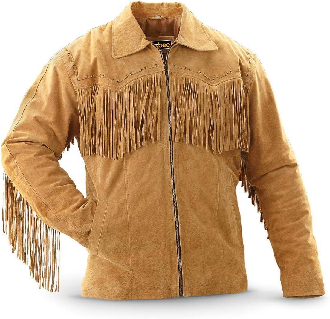 718n24wxSHL._AC_SL1155_71303e82-cb64-4bcc-8b68-f1544e2440a3 Western Cowboy Fringes Suede Leather Jacket Zing Apparel