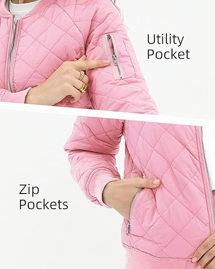 Quilted Puffer Jacket - Cotton Black Jacket For Women Zing Apparel