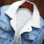 Windbreaker Cotton Denim Trucker Jacket, Collar