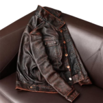 Men's Leather Faux Leather Biker Jacket Zing Apparel