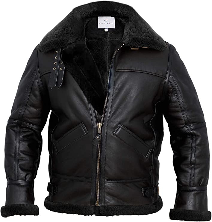 71VxpaZbIzL._AC_UY741_f30f8452-f534-49c1-a4fa-ac5208d5af43 Flight Pilot Shearling Leather Jacket, Black Zing Apparel