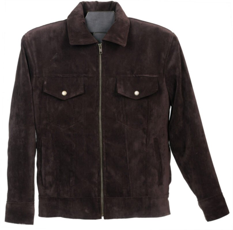 Classic Sheep Skin Suede Leather Jacket Zing Apparel