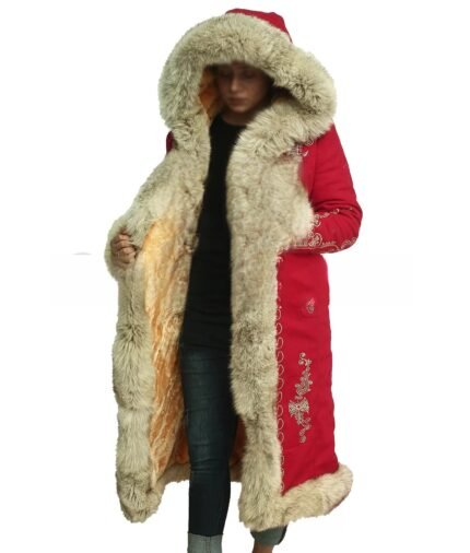 Women Christmas Chronicles Mrs. Claus Coat Zing Apparel