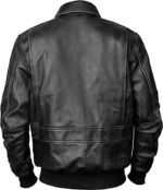 aviator bomber leather jacket