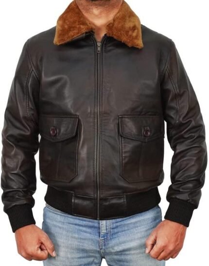 Flight Pilot British Bomber Jacket Men Zing Apparel