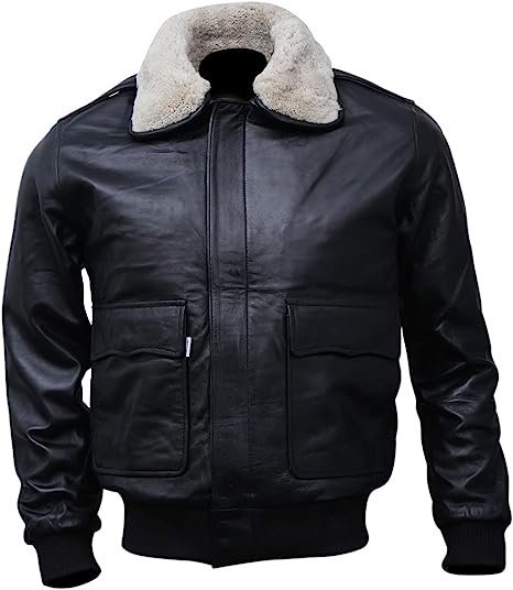 A-2-Flight-Bomber-Black-Leather-Shearling-Jacket