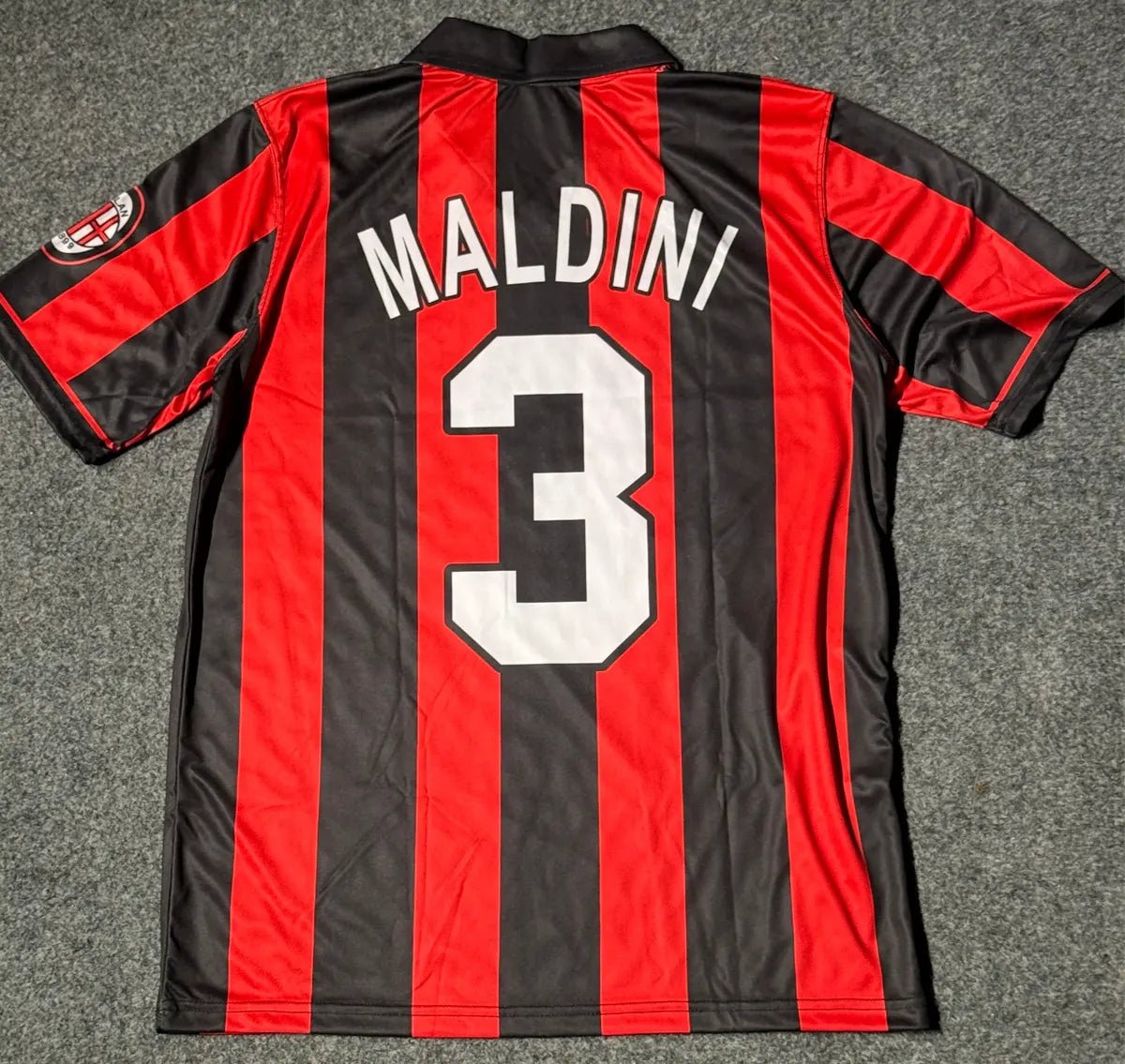 Ac Milan Maldini Vintage Jersey - Image 4