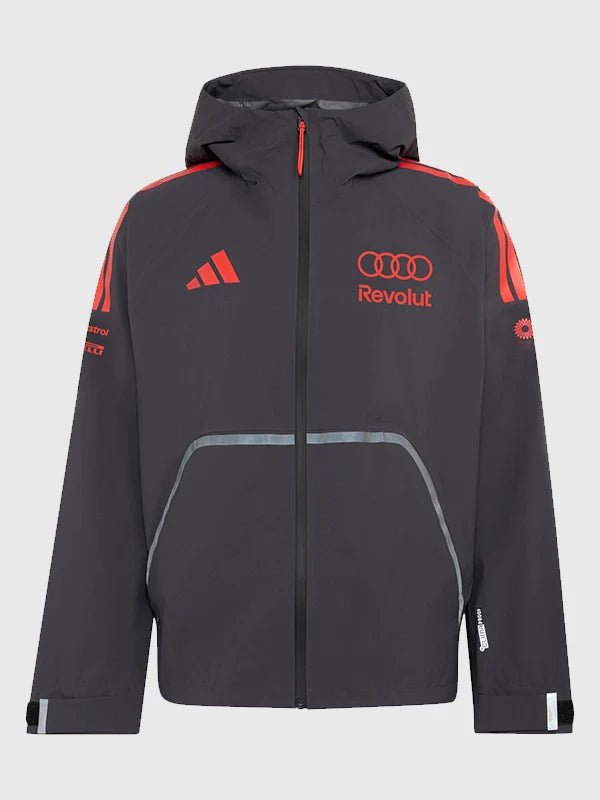 AdidasF1RevolutTeamHoodedBlackJacketAudiRevolut AdidasF1RevolutTeamHoodedBlackJacketAudiRevolut