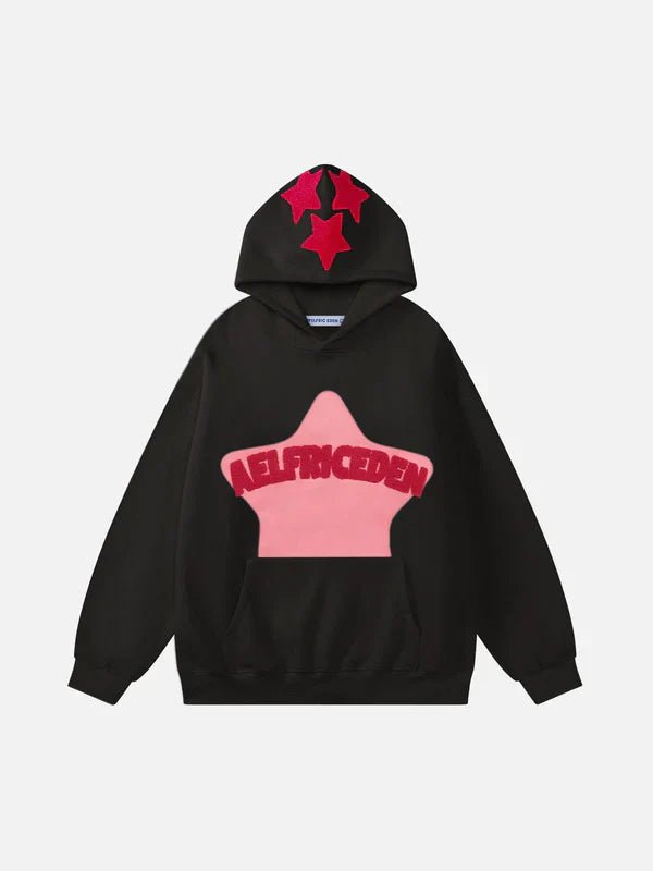 Aelfric Eden Vintage Embroidery Star Hoodie Sale