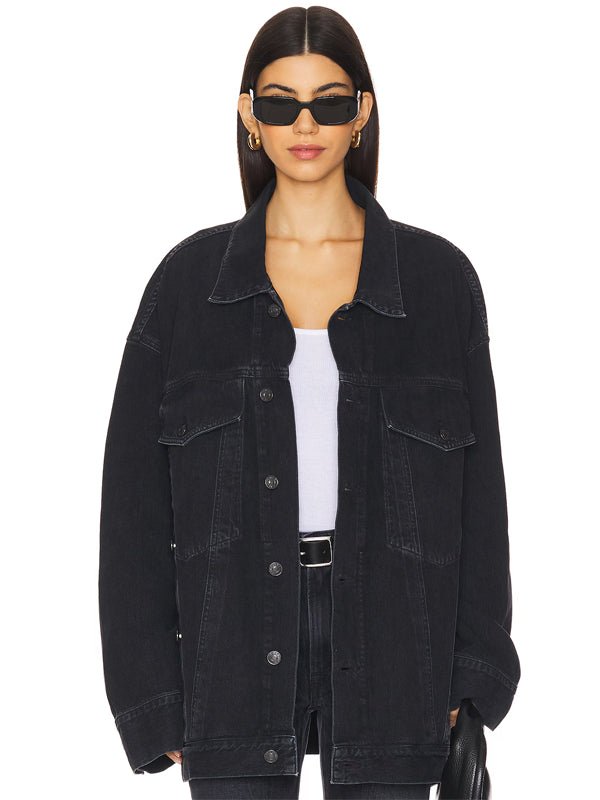 Agolde-Reworked-Wayne-Denim-Jacket-Black