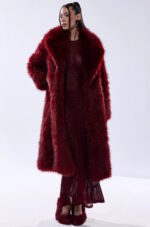 Akira-Faux-Fur-Coat-Red