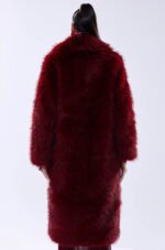 Akira-Red-Faux-Fur-Coat-Back