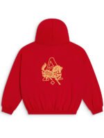 Alchemai-Year-of-Horse-Fleece-Hoodie-In-Red