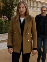 Alex Levy brown wool coat The Morning Show S02