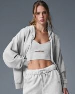 Alo-Accolade-Full-Zip-Gray-Hoodie