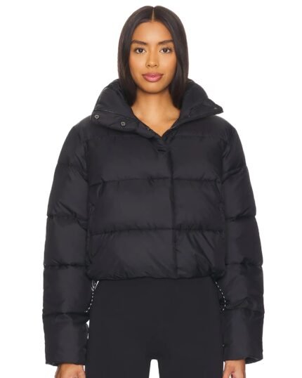 Alo-Gold-Rush-Black-Puffer-Jacket