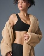 Alo Oversized Sherpa Trench Coat - Image 5