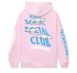 Anti Social Social Club Hoodie Pink - Image 4