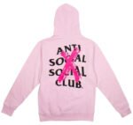 Anti Social Social Club Hoodie Pink - Image 2