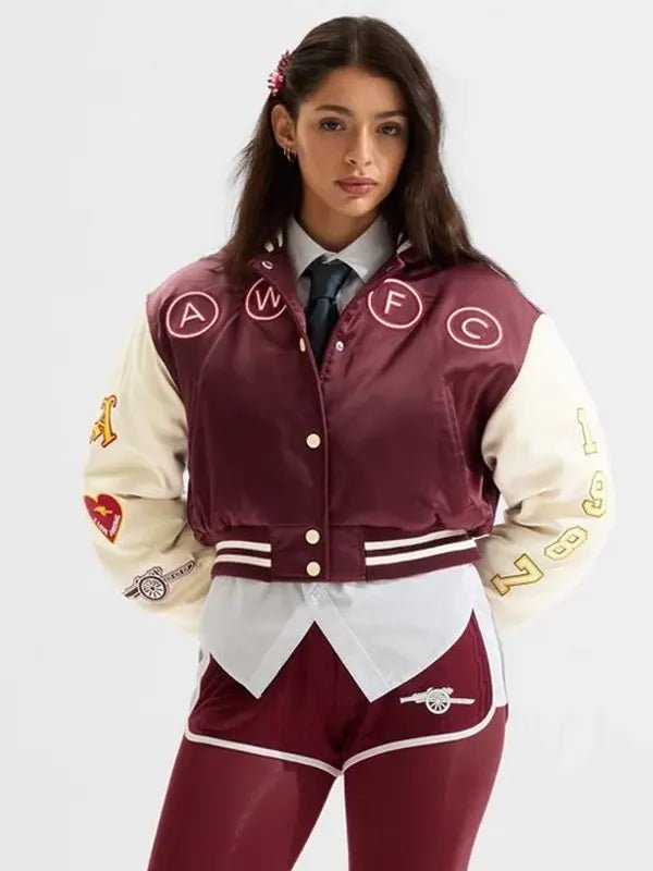 Arsenal_Bomber_Jacket_Womens Arsenal Bomber Jacket Womens - Image 1