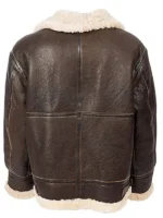 B3 Sheepskin Brown Shearling Jacket - Image 2