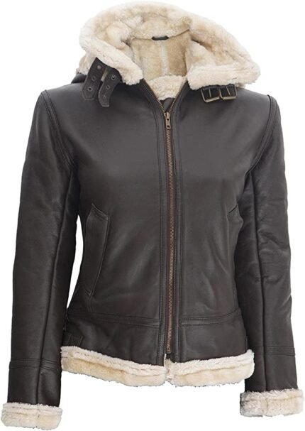 B3 Pilot Aviator Shearling Jacket