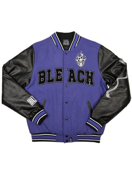 BLEACH-Ichigo-Kurosaki-Purple-Varsity-Jacket