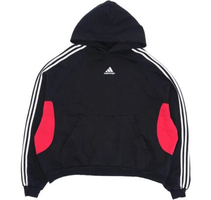 Balenciaga-x-Adidas-Black-And-Red-Hoodie-Sale