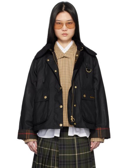 Barbour-Reighton-Spey-Waxed-Jacket-Black