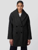 Bernardo-Double-Breasted-Boucle-Coat