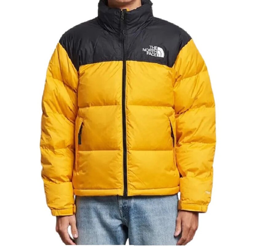 Big-Ben-The-North-Face-BlackYellow-Puffer-Down-Jacket