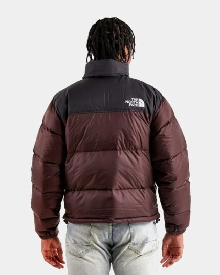 Black-And-Brown-North-Face-Puffer-Jacket