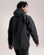 Black-Arcteryx-Beta-Lt-Jacket-Back-View