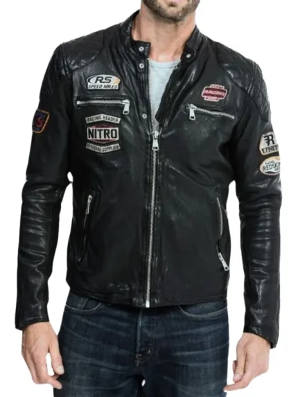 Black Leather Jacket For Men