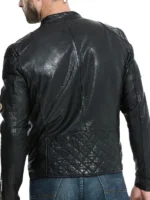 Black Leather Jacket For Men - Image 4