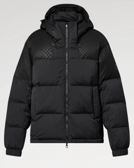Black-Louis-Vuitton-Puffer-Jacket