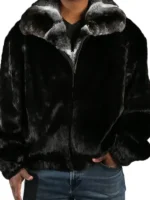 Black Real Mink Shearling Jacket