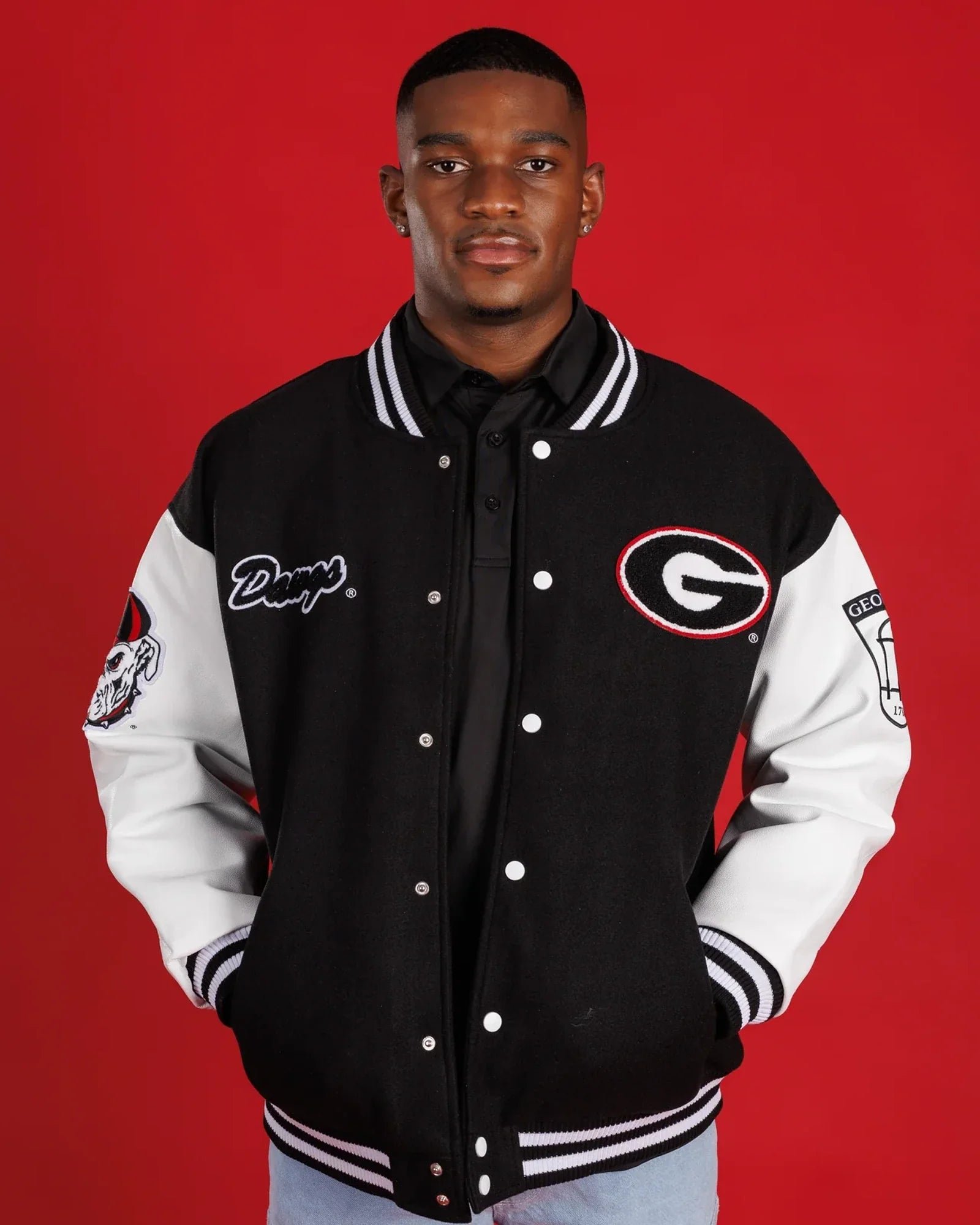 Black-UGA-Varsity-Letterman-Jacket Black-UGA-Varsity-Letterman-Jacket