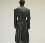 Black_Belted_Long_Leather_Trench_Coat_For_Sale
