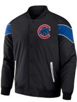 Black Chicago Cubs Jacket - Image 2