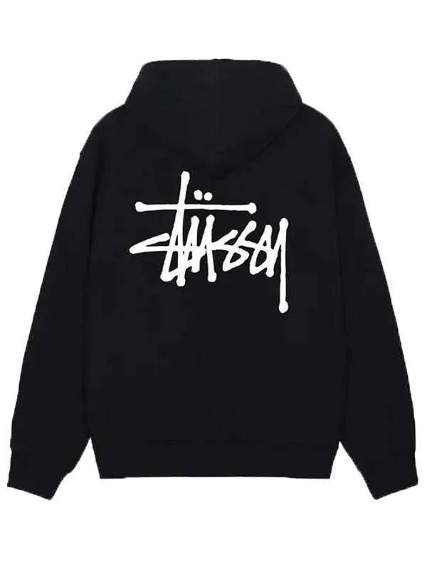 Black_Stussy_Zip_Up_Hoodie_For_Men_and_Women