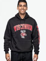 Black Wisconsin Badgers Hoodie - Image 3