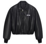 Boxy Leather Jacket - Image 6