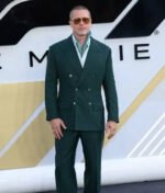 Brad-Pitt-F1-The-Movie-European-Premiere-Blazer-Green