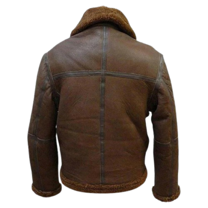 Brown-Shearling-Jacket-For-Men-Special-Edition-BackView