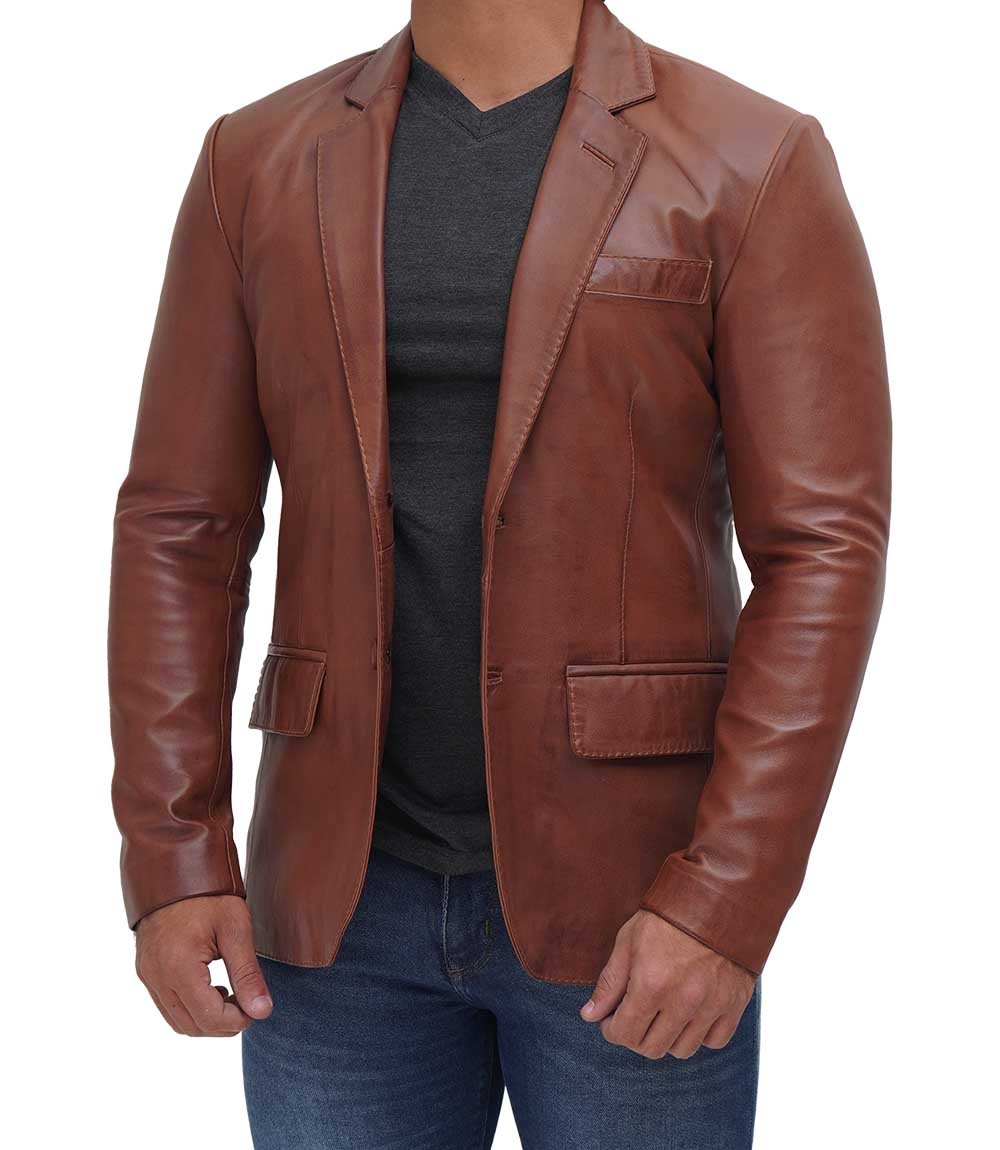 Brown_Leather_Blazer_Men__01208_zoom_2cdbb6d3-3940-4618-9334-a7662bbde78f Leather Blazer Men Glendale Brown Zing Apparel