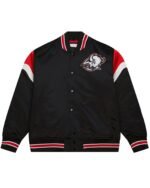 Buffalo Sabres Black Heavyweight Satin Jacket