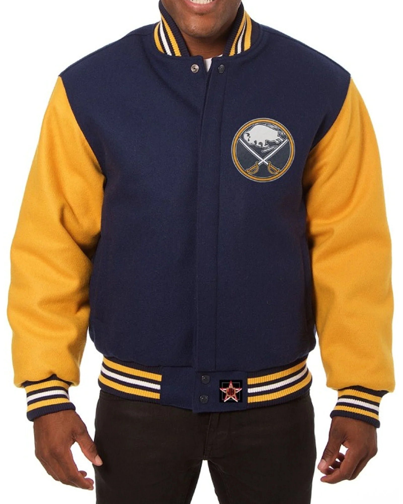 Buffalo_Sabres_Yellow_And_Navy_Jacket Buffalo Sabres Yellow And Navy Jacket