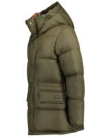 Burberry-Haworth-Mid-Length-Down-Puffer-Khaki-Green-Jacket